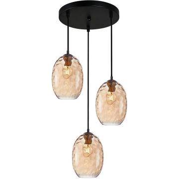 Italux Novala PND-3031-3A-BRO-AMB Suspension lumineuse 3x40W/E27 IP20