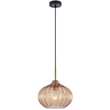 Italux Pansol PND-2940-1S-BRO-AMB Suspension lumineuse 1x40W/E27 IP20