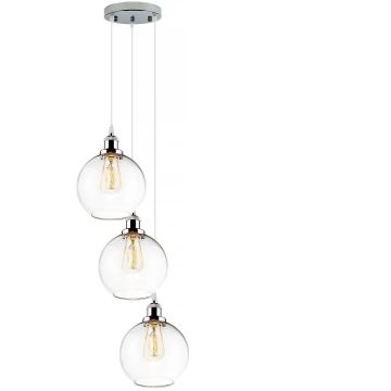 Altavola Design NEW YORK LOFT LA035/CO3_chrom Pendelleuchte 3x40W/E27 IP20