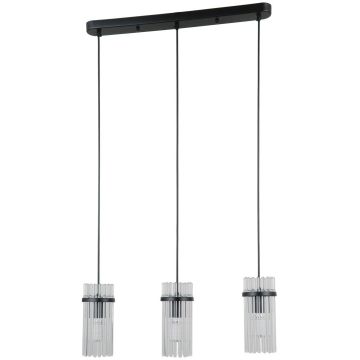 Italux Merto PND-40930-3B-BK Suspension lumineuse 3x40W/E14 IP20