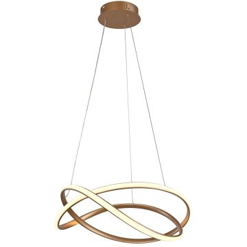 Italux Rumio PND-23917-GD Pendelleuchte 1x40W/LED 3000K/4000K/6000K 3400lm IP20