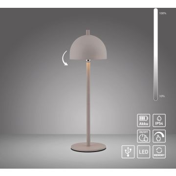 Paul Neuhaus BELLIS 19244-39 Tischleuchte 1x2,5W/LED 3000k 210lm ip54
