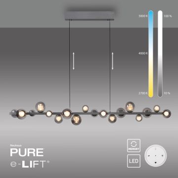 Paul Neuhaus PURE E-POPUP 2558-15 Pendelleuchte 18x1,8W/LED 2200-5000k 1070lm ip20