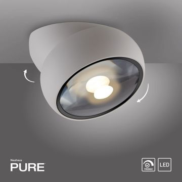 Paul Neuhaus PURE MOVE 6235-16 Lampe de plafond 1x12W/LED 2700k 650lm ip20