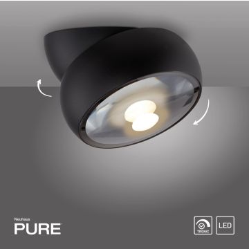 Paul Neuhaus PURE MOVE 6235-18 Lampe de plafond 1x12W/LED 2700k 650lm ip20