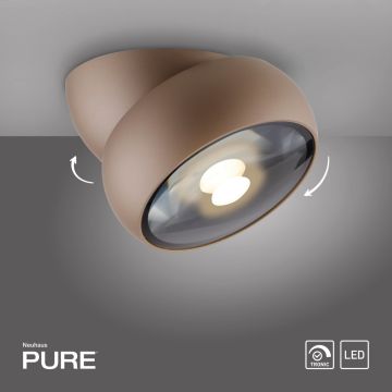 Paul Neuhaus PURE MOVE 6235-97 Lampe de plafond 1x12W/LED 2700k 650lm ip20