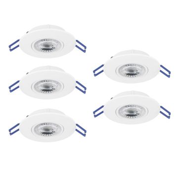 Eglo GEDREZ 300185 Spot encastré 5x4.9W/LED 2700K, 4000K, 6500K 2600lm ip20