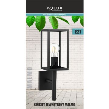 Polux MALMO 309181 Wandleuchte 1x15W/E27 IP44