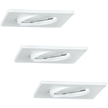 Polux OLIN 305862 Spot encastré 1x3,5W/GU10 3000K 250LM IP20