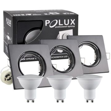Polux OLIN 305879 Einbau-Downlight 1x3,5W/GU10 3000K 250LM IP20