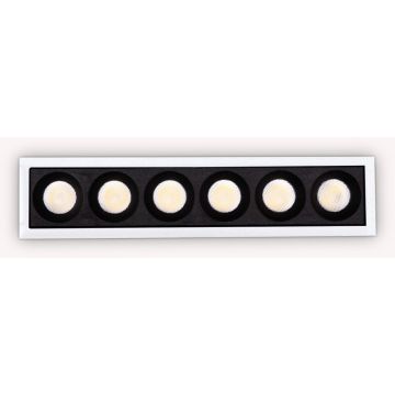 Ideal Lux LIKA 327501 Lampe de plafond encastrée 1x10W/LED 3000K ip20