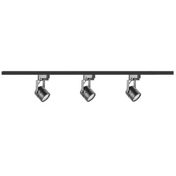 Polux PRAGA 327345 Schiene 3x10W/GU10 IP20