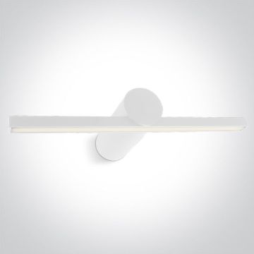 One Light Slim Mirror Lights 38108N/W/W Applique murale 1x8W/LED 3000K 700lm IP44