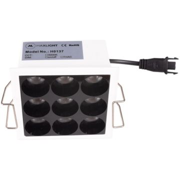 Maxlight X-LINE H0137 Einbau-Downlight 9x10w/led 3000k 700lm ip20