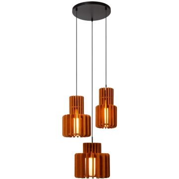 Lucide ROLLO 45491/13/55 Pendelleuchte 3x40w/e27 ip20