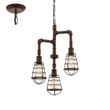 Eglo PORT SETON 49808 Kronleuchter 3x60W/E27