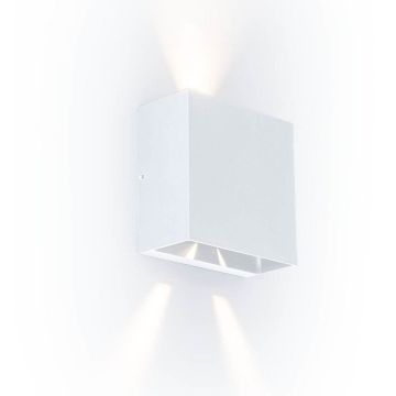 Lutec GEMINI 5104003032 Wandleuchte 1x10w/led 3000k 400lm ip54
