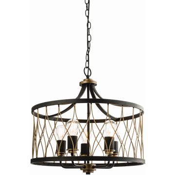 Endon HESTON 61498 Kronleuchter 5x60W/E27 IP20