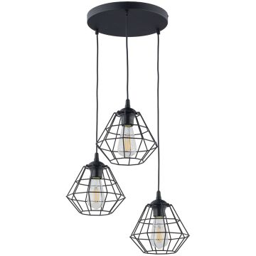 TK Lighting DIAMOND 6204 Suspension 3x15W/E27