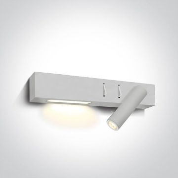 One Light Reading Spots 65146A/W/W Applique murale 1x3W|1x6W/LED 3000K 480lm IP20