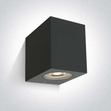 One Light Outdoor Cube 67142H/AN Wandleuchte 1x6W/GU10 IP65