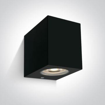 One Light Outdoor Cube 67142H/B Wandleuchte 1x6W/GU10 IP65