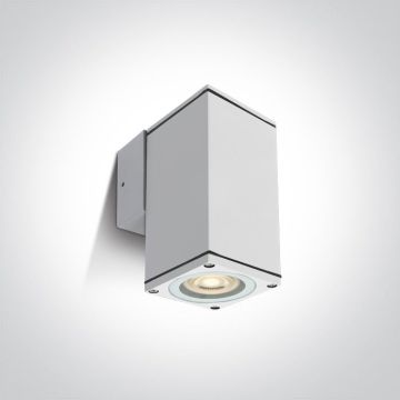 One Light Outdoor Cubes 67426B/W Wandleuchte 1x10W/GU10 IP54