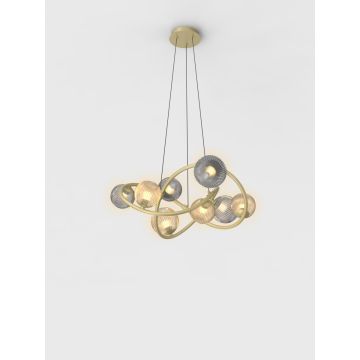 Aviano Lighting METZ 7015-804 Pendelleuchte 8x3,5w/g9 3000k 3120lm