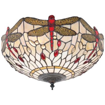 Endon DRAGONFLY BEIGE 70723 Plafonnier 2x60W/E27 IP20