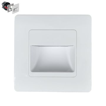 Prezent STEP LIGHT SINGLE VERSION 70409 Lampe d'escalier encastrée 1x1W/LED 95lm IP20