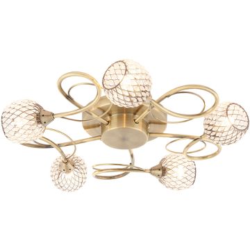 Endon AHERNE 73757 Deckenlampe 5x33W/G9 IP20