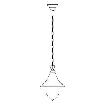 Norlys FIRENZE 800A/W Suspension 1x9W/E27 IP54