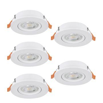 Eglo BARRANCO 902263 Spot encastré 5x4.5W/LED 2700K, 4000K, 6500K 5X450lm ip20