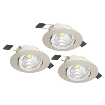 Eglo SALICETO 900746 Spot encastré 3x6W/LED 2700K 1350lm IP20