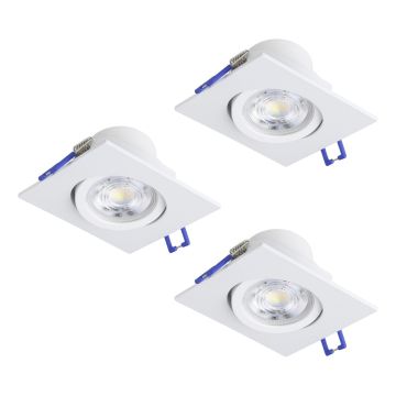 Eglo SALICETO 902283 Spot encastré 3x4.8W/LED 2700K 3X450lm ip20