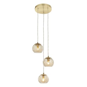 Endon DIMPLE 91971 Pendelleuchte 3x7W/E14 IP20
