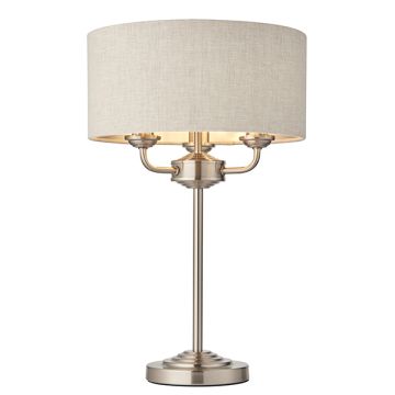 Endon HIGHCLERE 94369 Tischleuchte 3x18W/E14 IP20