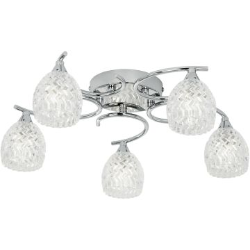 Endon BOYER BOYER-5CH Lampe de plafond 5x33W/G9 IP20