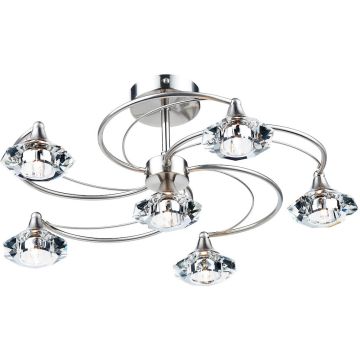 Dar Lighting LUTHER LUT0646 Deckenlampe 6x40W/G9