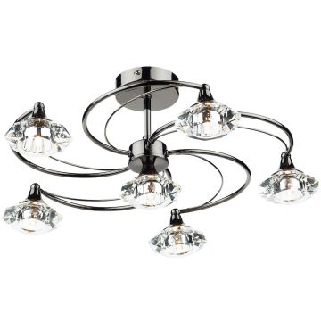 Dar Lighting LUTHER LUT0667 Deckenlampe 6x40W/G9