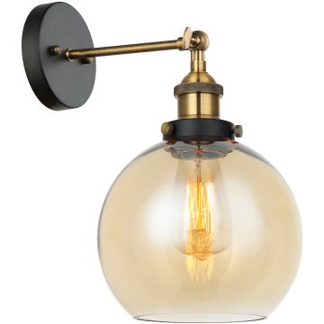 Italux CARDENA MBM-4330-1-GD+AMB Applique murale 1x40W/E27 IP20