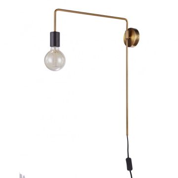 Italux MONIQ MB-BR1721402-W1-G Wandleuchte 1x60W/E27