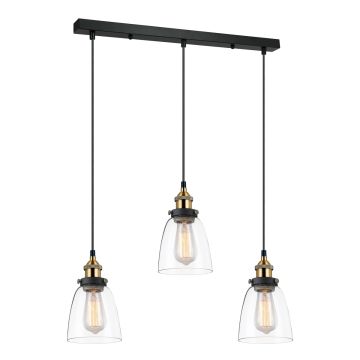 Italux FRANCIS MDM-2563/3 GD+CL Pendelleuchte 3x40W/E27