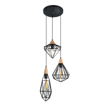 Italux MAELLE MDM-2591/3 BK Pendelleuchte 3x40W/E14