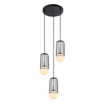 Italux MATTY MDM-3939/3 BK Suspension 3x40W/E27 IP20