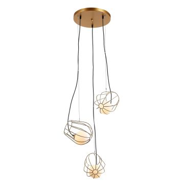 Italux MELISA MDM-3942/3 GD Suspension 3x25W/G9 IP20