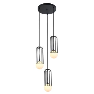 Italux SIMON MDM-3938/3 BK Pendelleuchte 1x25W/G9 IP20