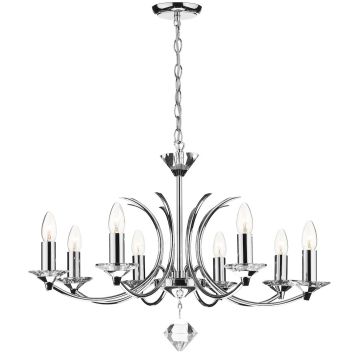 Dar Lighting MEDUSA MED0850 Lustre 8x40W/E14