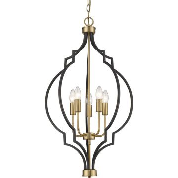 Cosmolight NASHVILLE P05186BK AU Kronleuchter 4x40W/E14 IP20