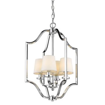 Cosmolight NEW YORK P04380WH Kronleuchter 4x40W/E14
